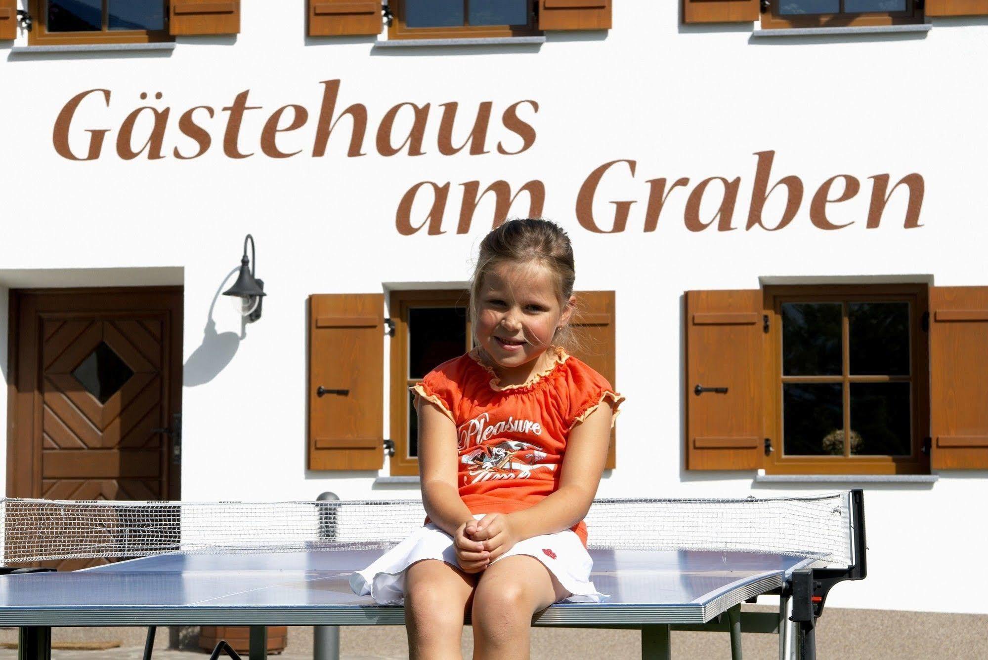Gaestehaus Am Graben Reuthe Buitenkant foto