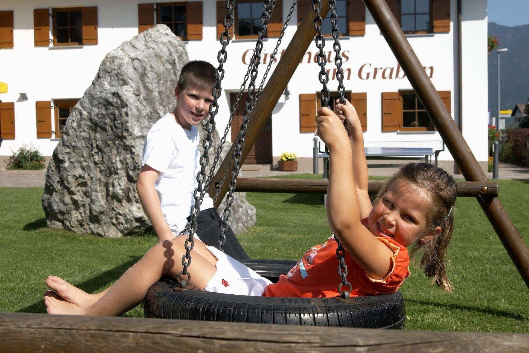 Gaestehaus Am Graben Reuthe Buitenkant foto
