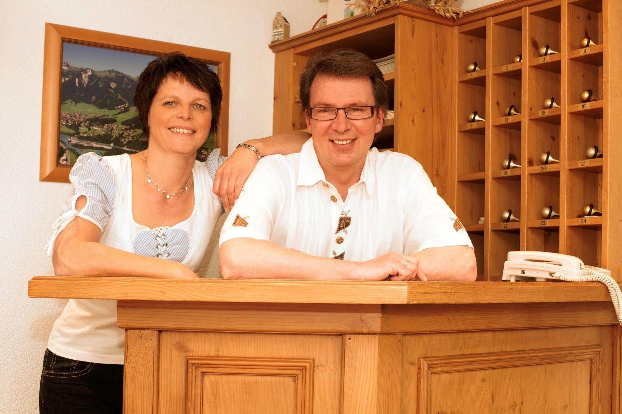 Gaestehaus Am Graben Reuthe Buitenkant foto